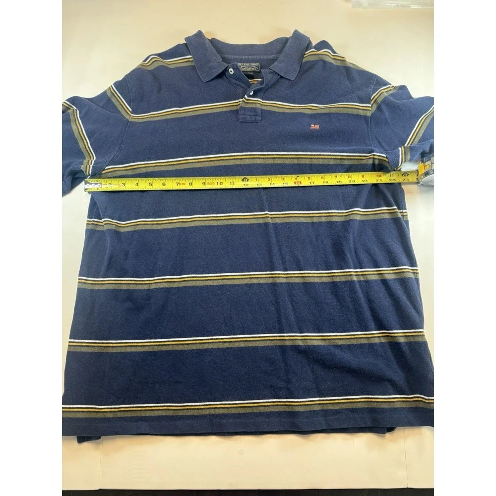 Polo Jeans‎  Ralph Lauren Vintage Striped Polo Short Sleeve Shirt 2XL